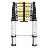 Aluminum Telescopic Extension Multi-Purpose Ladder, 12.5FT, 330lbs Capacity