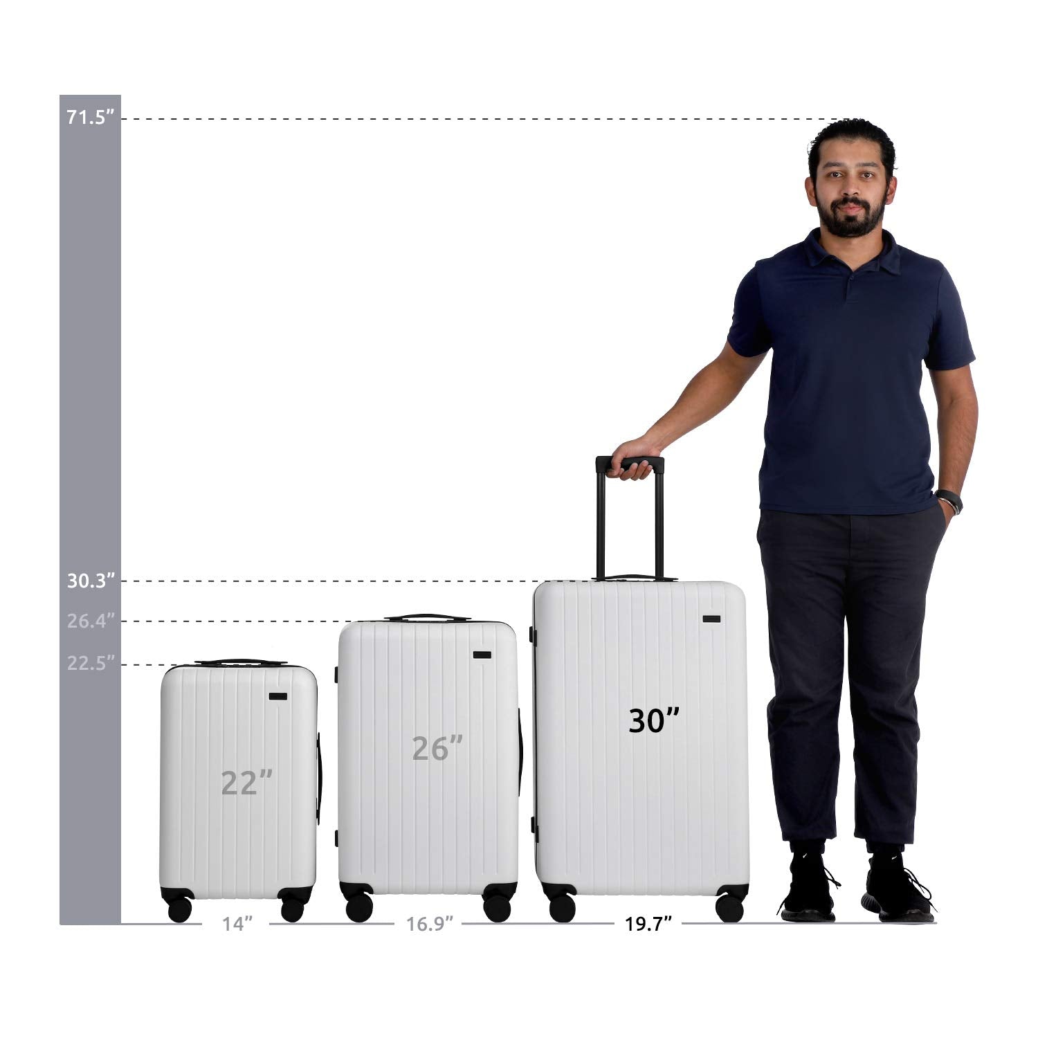 30 inch rolling suitcase deals