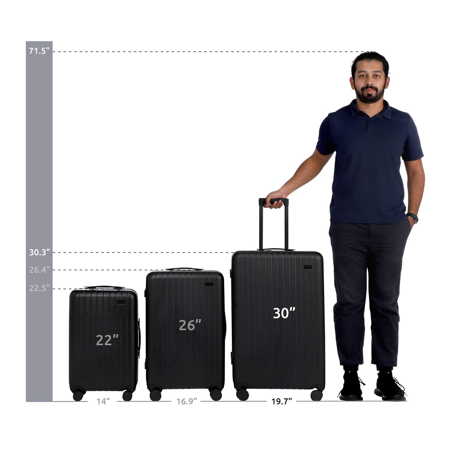 26 inch suitcase online