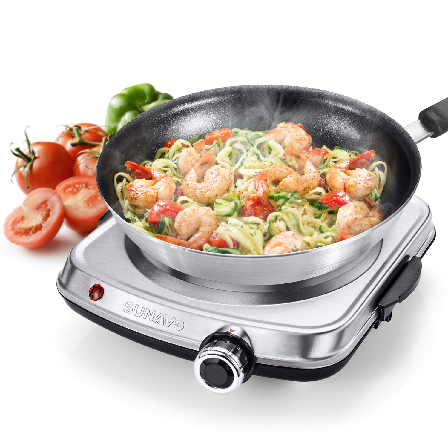 Electric Cast Iron Stovetop Hot Plate For Cooking- 1500W Single OR 180
